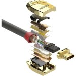 Cble de raccordement lindy hdmi fiche mle hdmi - a, fiche mle hdmi - a 15. 00 m gris 37867 cble hdmi ...