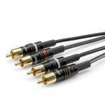 C�ble de raccordement sommer cable hbp - c2 - 0600 jack / cinch - rca audio [2x cinch - rca m�le - 2x ...