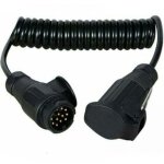 C�ble de rallonge pour remorques 13 - 13 broches 2m c�blage prise caravane c�ble de rallonge spiral� ...