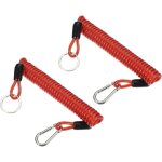 C�ble de remorque d�tachable de (6 pieds), 2 pi�ces de c�ble de s�curit� pour frein de remorque avec ...