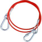 Cable remorque, c�ble de s�curit� pour remorque, 1 meter c�ble frein s�curit� avec mousqueton, convient ...