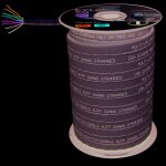 C�ble r�seau type ethernet plat blanc 25 m�tres sp�cial adsl / adsl2 + 4 paires - extel - 408285 -