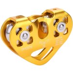 Cble de sauvetage  double poulie en acier inoxydable 30 kn, chariot pour tyrolienne, quipement de ...