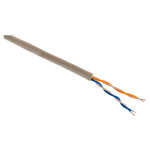 Cble tlphone - 2 paires 0, 6mm - ivoire - 5m zenitech