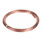 C�ble de terre - cuivre nu - couronne de 3 m electraline