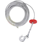 C�ble de treuil 6 mm 30 m 17 637 lb (charge admissible) en acier universel anti - torsion pour grue et ...