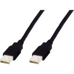 C�ble usb usb 2. 0 usb - a m�le, usb - a m�le 3. 00 m noir ak - 300100 - 030 - s x46728 - digitus
