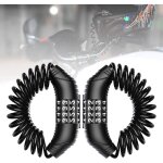C�ble de verrouillage portable avec combinaison pour moto, l�ger et compact, casque de moto antivol, ...