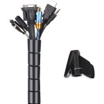 Cache cable, 2m gaine souple electrique cable management pour ranger ou cacher les tv pc câbles, gestion ... Cache cable, 2m gaine souple electrique cable management pour ranger ou cacher les tv pc câbles, gestion ...