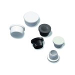 Goettgens - cache pour ferrure d'assemblage pour meuble - 14 mm - gris