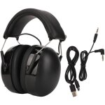 Cache - oreilles � r�duction de bruit, casque de protection auditive bluetooth 5. 0 avec suppression ...