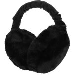 Cache - oreilles pliables etereauty cache - oreilles unisexes pour l'hiver (noir)