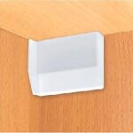Cache plastique blanc pour suspension 801 gauche