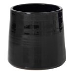 Cache pot en c�ramique 'tolga' 24cm noir