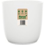 Cache - pot int. pot de fleurs blanc - 18 cm