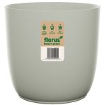Cache - pot int. pot de fleurs gris - 18 cm