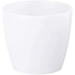 Cache - pot en plastique blanc 25 cm magnolia