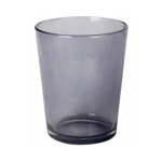 Cache pot en verre 'chic & tendance' 16cm gris