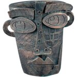Cache - pot visage abstrait - planteur en r�sine pots de t�te abstraits -