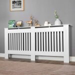 Unho - cache radiateur blanc - grille cache radiateur maison en mdf couvre radiateur bois cache - radiateur ...
