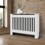 Ecd germany - cache - radiateur chauffage moderne - 112x19x82cm - blanc Étagère en bois mdf housse décorative ... Ecd germany - cache - radiateur chauffage moderne - 112x19x82cm - blanc Étagère en bois mdf housse décorative ...