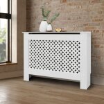 Ecd germany - cache - radiateur chauffage moderne - 112x19x82cm - blanc Étagère en bois mdf housse décorative ... Ecd germany - cache - radiateur chauffage moderne - 112x19x82cm - blanc Étagère en bois mdf housse décorative ...
