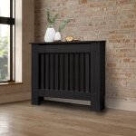 Cache - radiateur chauffage moderne - 78x19x82cm - noir Étagère en bois mdf housse décorative robuste ... Cache - radiateur chauffage moderne - 78x19x82cm - noir Étagère en bois mdf housse décorative robuste ...