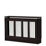 Topkit - cache - radiateur cristian 3121 largeur 120 cm grand cache - radiateur lgant wengu