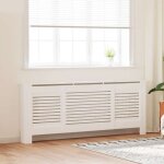 Cache - radiateur mdf blanc 205 cm vidaxl