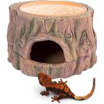 Cachette 3 en 1 pour reptile, grotte pour reptiles et amphibiens, 3 en 1 reptilee hide cave reptiles ...
