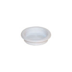 Poign�e cuvette ronde diam�tre de 30mm plastique finition blanc cadap 863 / 5s
