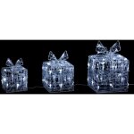 Fric lights and christmas - cadeau x3 lumineux extrieur h23cm 70 led + transfo - feeric lights & christmas ...