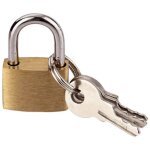 Cadenas 20 mm, lot de 2 avec serrure � cl�, petit cadenas, id�al pour valises, armoires, casiers de sport, ...