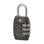 Cadenas � combinaison tsa, 3 chiffres, voyage, anse acier, 30mm - thirard