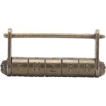 Cadenas � code antique verrou de mot de passe de style chinois vintage pour bo�tes en bois antiques, ...