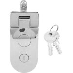 Cadenas � compression avec deux cl�s, en alliage de zinc, adapt� aux camping - cars, yachts, valises, ...