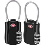 Cadenas de scurit en alliage de zinc, cadenas de voyage  combinaison  3 chiffres pour valises, sacs ...