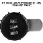 Cadenas de s�curit�, serrure � combinaison s�re et durable, serrure � code en alliage de zinc, facile ...