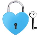 Cadenas, serrure en forme de coeur en m�tal avec cl�, serrure en m�tal pour bo�te � bijoux livre journal ...