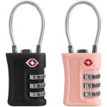 Cadenas valise tsa approuvs ? lot de 2, cadenas  code petit format, serrures tsa pour bagage, sac  ...