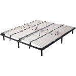 Cadentro - sommier  lattes + 9 pieds 140x190 cm