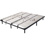 Cadentro - sommier � lattes 140x200 cm + 9 pieds