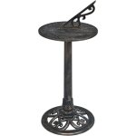 Cadran solaire bronze 35, 5x82 cm plastique vidaxl