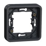 Schneider electric - cadre encastré mureva styl schneider 1 poste - gris mur34107 Schneider electric - cadre encastré mureva styl schneider 1 poste - gris mur34107