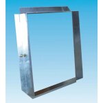 Unelvent - contre - cadre acier galvanis� 800x400mm ccg pour grille de ventilation ext�rieure gre (non ...