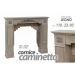 Cadre de chemine imitation tourterelle 110x23x95 cm