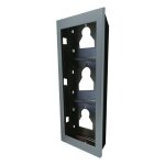 Cadre encastr� comelit 3 modules pour le panneau � boutons ultra ut9163