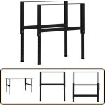 Vidaxl - cadres d'établi réglables 2 pcs métal 85x(69 - 95, 5) cm noir - cadre de table - pied de table ... Vidaxl - cadres d'établi réglables 2 pcs métal 85x(69 - 95, 5) cm noir - cadre de table - pied de table ...