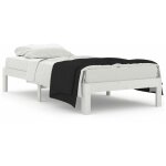 Cadre de lit sans matelas blanc 90x190 cm vidaxl