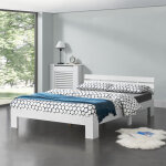 [en. casa] - cadre de lit design nivala  sommier  lattes capacit de charge 200 kg lit double styl ...